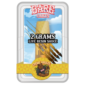 2G BARE CARTS (LIVE RESIN) - CREME BRULEE