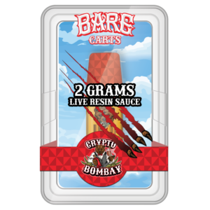 2G BARE CARTS (LIVE RESIN) - CRYPTO BOMBA