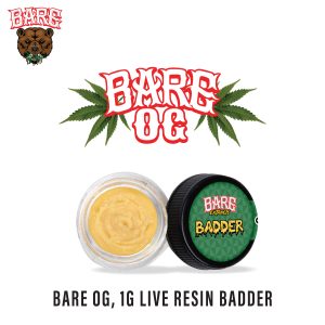 BARE BADDER 1G JAR BARE OG - Barewoods