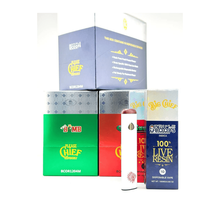BIG CHIEF 1G DISPOSABLE VAPE - Barewoods