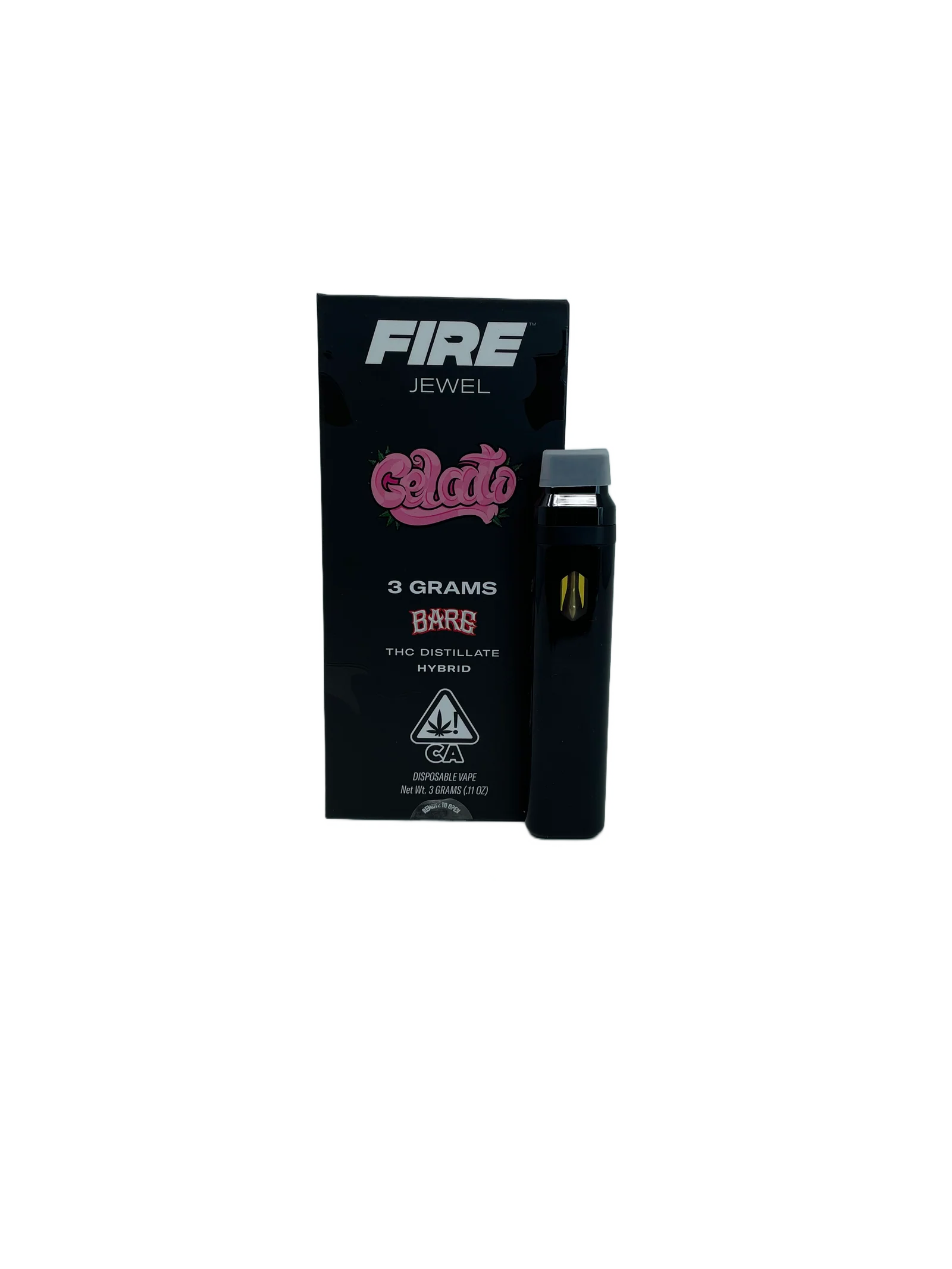 Fire Jewel 3 Gram Disposable Vape – Gelato - Barewoods
