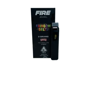 Fire Jewel 3 Gram Disposable Vape – Rainbow Belts - Barewoods