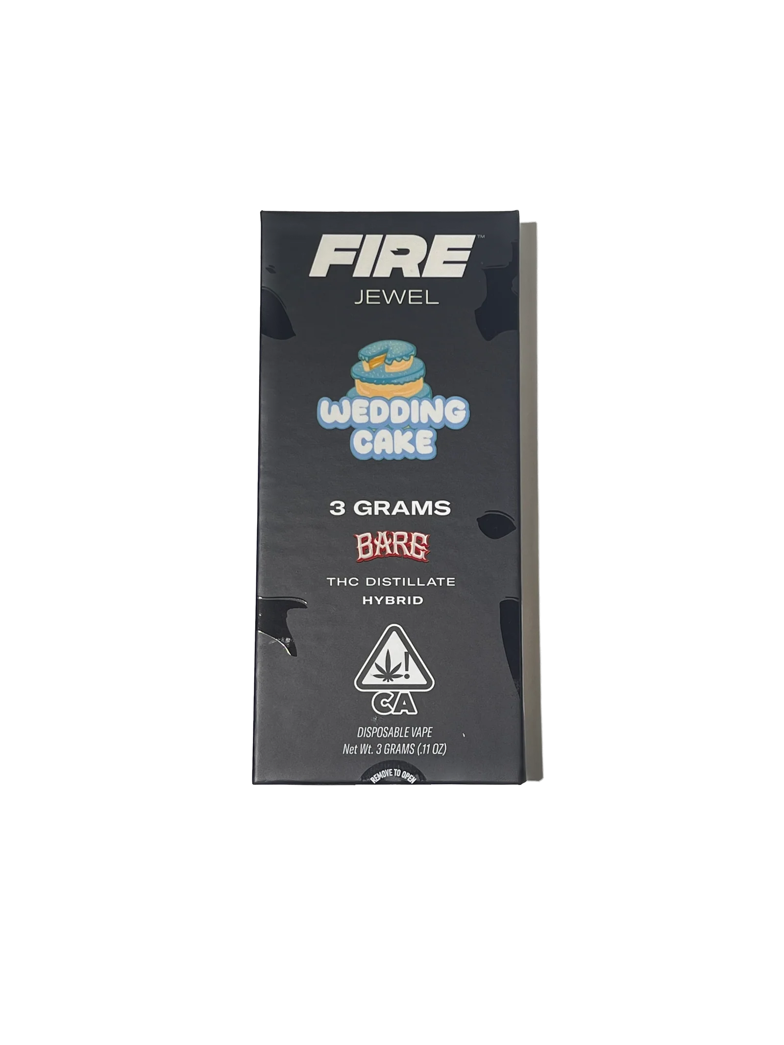 Fire Jewel 3 Gram Disposable Vape – Wedding Cake - Barewoods