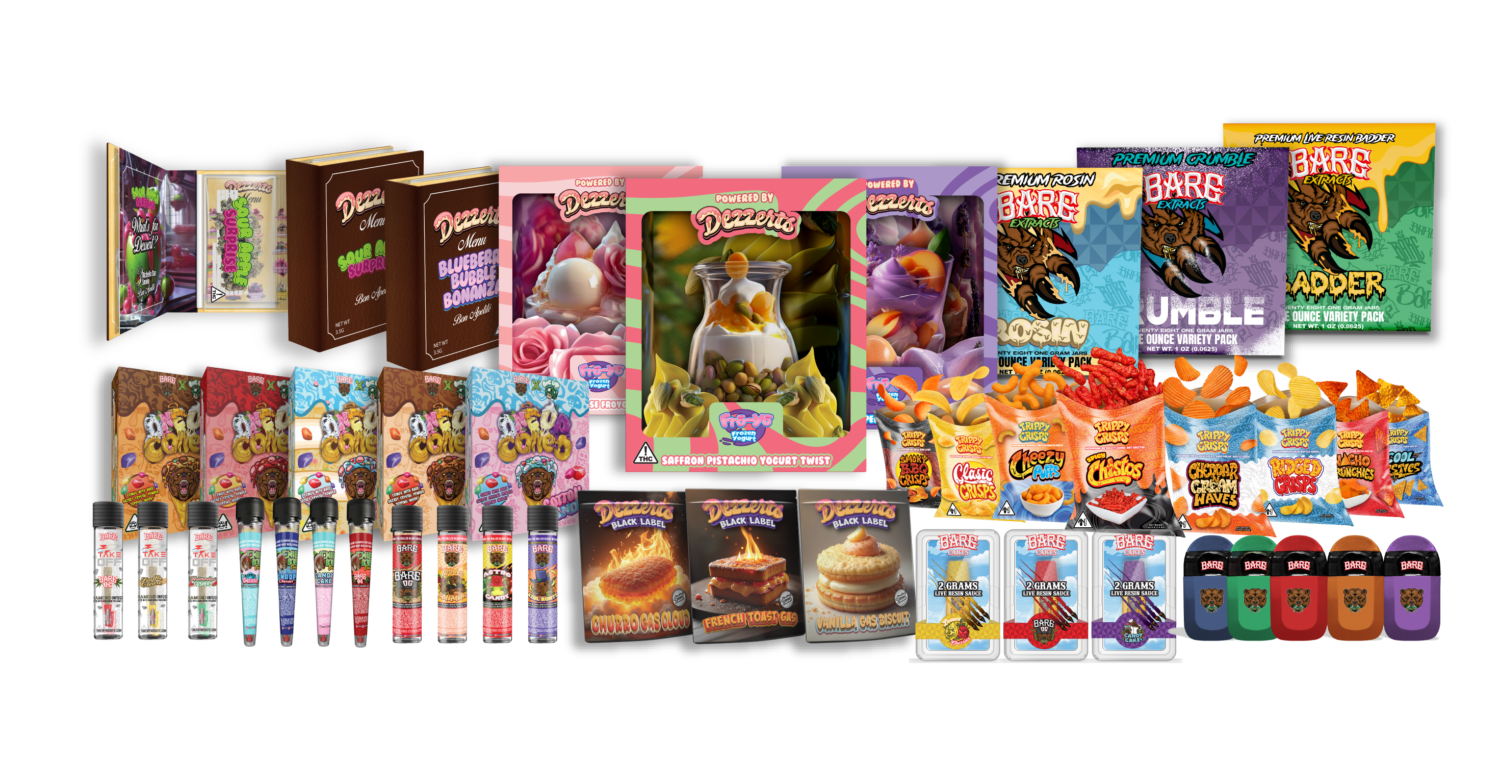 Barewoods premium cannabis product collection